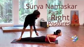 Surya Namaskar Part1 Right Postures [upl. by Gary589]