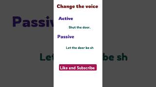 Change of voice English Grammar english activepassivevoice shortsvideo [upl. by Vaish420]