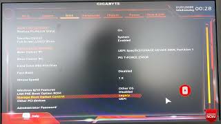 BIOS setting on gigabyte H110m motherboard [upl. by Deanna]