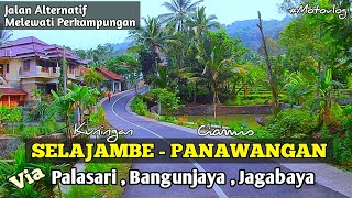 Kuningan Ciamis via Palasari Bangunjaya Jagabaya  Tembus di Pasar panawangan [upl. by Assirod]