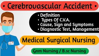 Cerebrovascular Accident Stroke Nursing Lecture  Medical Surgical Nursing 2nd Year [upl. by Berkshire969]