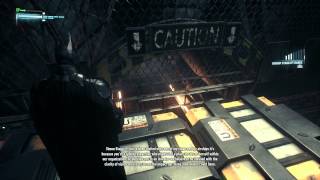 Batman Arkham Knight  Simon Staggs Airships Stability System Blocks Puzzle Blade Dodge Tutorial [upl. by Durtschi817]