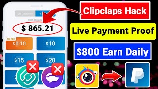 865 Clipclaps ProofClipclaps New Refer Tricks One DeviceHow Earn Money Online [upl. by Frans897]