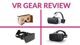 VR Review Cardboard vs Plastic vs Samsung Gear vs Oculus [upl. by Nylitsirk]