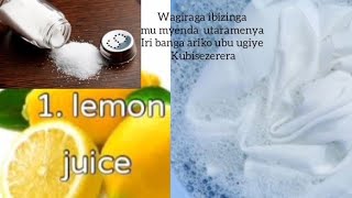 Uburyo 6 bworoshye wakoresha ukura ibizinga mu myenda 6 ways to remove stains from clothes [upl. by Card]