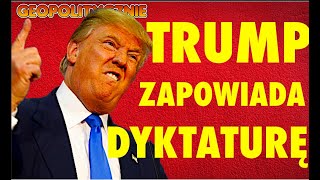 Donald Trump wprost zapowiada dyktaturę i likwidację demokratycznych wyborów w USA [upl. by Atal164]