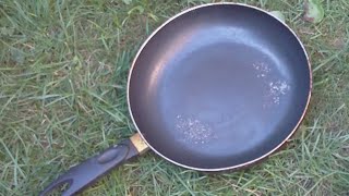 How to use scratched nonstick frying pan again [upl. by Llenej]