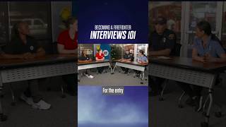 Applying to become a firefighter Get more great fire department interview advice on our channel [upl. by Ynatirb]