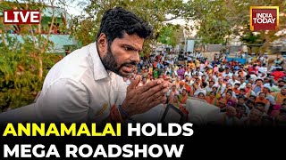 LIVE  Tamil Nadu BJP President Annamalai Holds Mega Roadshow In Wayanad  LS Election Updates [upl. by Immac]