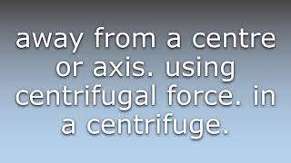 What does Centrifugally mean [upl. by Eidnarb701]