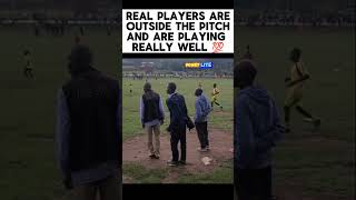 Real players are outside the pitch 😆🤣😂 funny football [upl. by Areikahs]