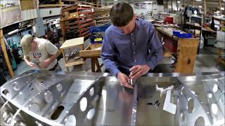 Building the Zenith CH 750 Cruzer kit airplane Top Wing Skins part three [upl. by Mcclain]