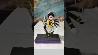 Mahakali ji 🌹🙏❤️ idol making shorts like trending video virulshorts diy diycrafts geeta [upl. by Ytirahs]