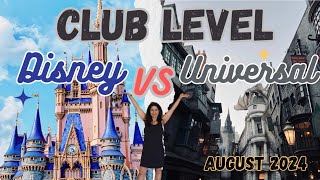 Ultimate Club Level Comparison Is Disney World or Universal Orlando Resort the better club in 2024 [upl. by Afesoj]