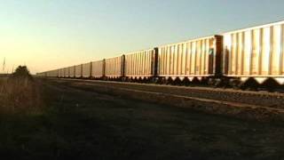 BNSF coal train derailment west of Grand IslandNE [upl. by Oelak]