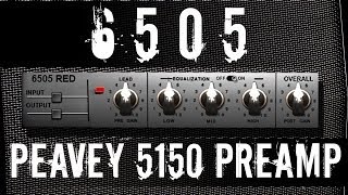 6505  PEAVEY 5150 preamp plugin  FREEWARE [upl. by Annawd]