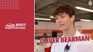 Grand Prix de Monaco Historique 2024  Oliver Bearmans interview [upl. by Esirahs]