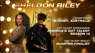 Sheldon Riley  quotTattooquot  Americas Got Talent Fantasy League  AGT [upl. by Llenil]