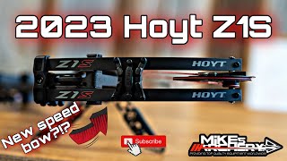 Hoyt 2023 Z1S Bow Review 350 FPS by Mikes Archery [upl. by Essilrahc]