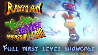 YookaLaylee Impossible Lair  Rayman Mod Full Level Showcase [upl. by Ahsito]