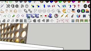 sketchup tutorial  1001bit tool tutorial  create perforated screen [upl. by Meris]