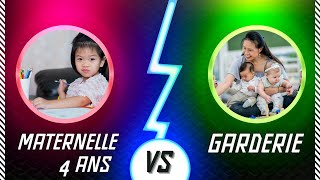 Maternelle 4 ans VS Garderie au Québec [upl. by Ennasus]