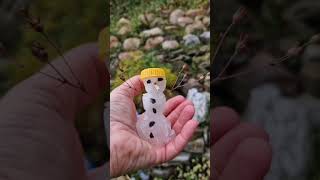 Jeden vreckový mini snehuliak snowman enjoy snow littlesnowman winter wintertime little [upl. by Norrek907]