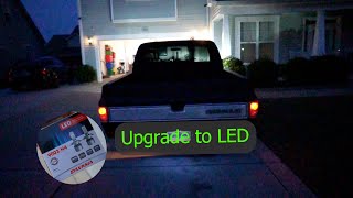 C10 Chevy Silverado Sylvania LED Headlight upgrade [upl. by Almena403]