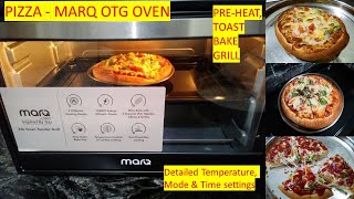 Baking Pizza In OTG Oven  Detailed Steps [upl. by Colas67]