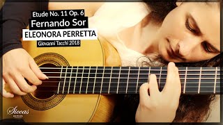 Eleonora Perretta plays Etude No 11 Op 6 by Fernando Sor on a 2018 Giovanni Tacchi [upl. by Januarius]