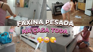 FAXINÃO COMPLETO NA CASA TODA ESTAVA PRECISANDO tudo limpinho 🫧😄 [upl. by Favien]