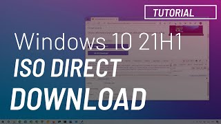 Windows 10 21H1 ISO file direct download WITHOUT Media Creation Tool [upl. by Gideon]