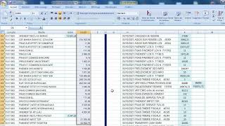 Rapprochement bancaire sur excel automatisé comptabilitégénérale banque [upl. by Akimal]