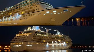 Sirena cruise ship leaving Klaipeda Port [upl. by Rodgiva]