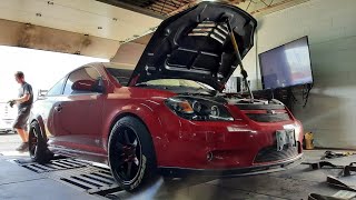 Supercharged Cobalt SS with ZZPerformance goodies on e85 Dyno Day From Lucore Automotive [upl. by Harmony]