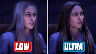 Dragon Age The Veilguard Low vs Ultra  Graphics Comparison [upl. by Yrahca38]