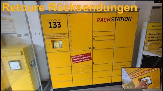 📦 Einfache Paket Rücksendung über DHL Paketstation mit kostenlosem Retoure Aufkleber [upl. by Paola]