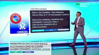 Información Exclusiva ¿Cómo se jugará la UEFACONMEBOL Nations League [upl. by Gregorius383]