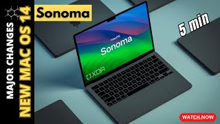 New MAC OS Sonoma all you need to know in 5 min [upl. by Skees]