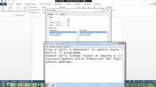 Come inserire le dimensioni del foglio su word [upl. by Harehs]