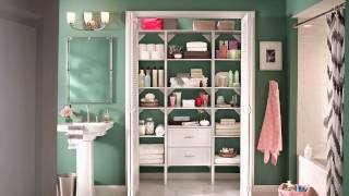 ClosetMaid DIY Linen Closet amp Bath Systems and Solutions [upl. by Valdis]