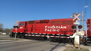 CP 2317 crossing Corydon Ave northbound in Winnipeg Manitoba [upl. by Porush466]