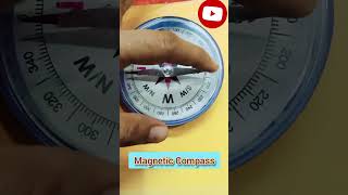 Magnetic compass shorts viralvideo trending [upl. by Anilehs]