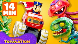 MONSTER Moments w PAW Patrol Blaze amp My Squishy Little Dumplings Toys  Toymation [upl. by Weig]