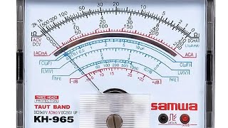 Multímetro analógico quotSAMWAquot KH965 [upl. by Dorsey]