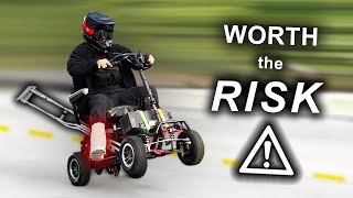 The Worlds Fastest Mobility Scooter is DANGEROUS [upl. by Aneert]