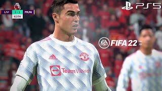 FIFA 22  Liverpool vs Manchester United  PS5 Next Gen Gameplay  Premier League Full Match  4K [upl. by Ayotahs]