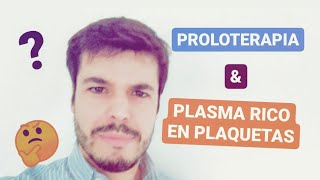 PROLOTERAPIA INYECCIONES DE DEXTROSA y PLASMA RICO EN PLAQUETAS PRP PARA EL DOLOR 8 [upl. by Donal252]