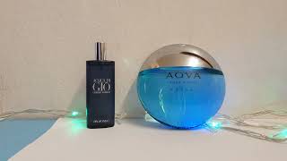 Armani ADG Profondo vs Bvlgari Aqva Marine by scenthound [upl. by Amal465]