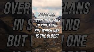 Oldest Scottish Clan  44th Monday Quiz shorts short scotland drone quiz fun history Clans [upl. by Inga]